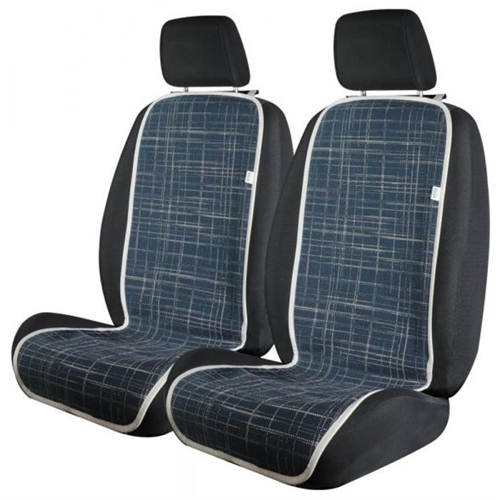 Coprisedili anteriori universali Tanga Doubleface Lipari avio/carta tessile