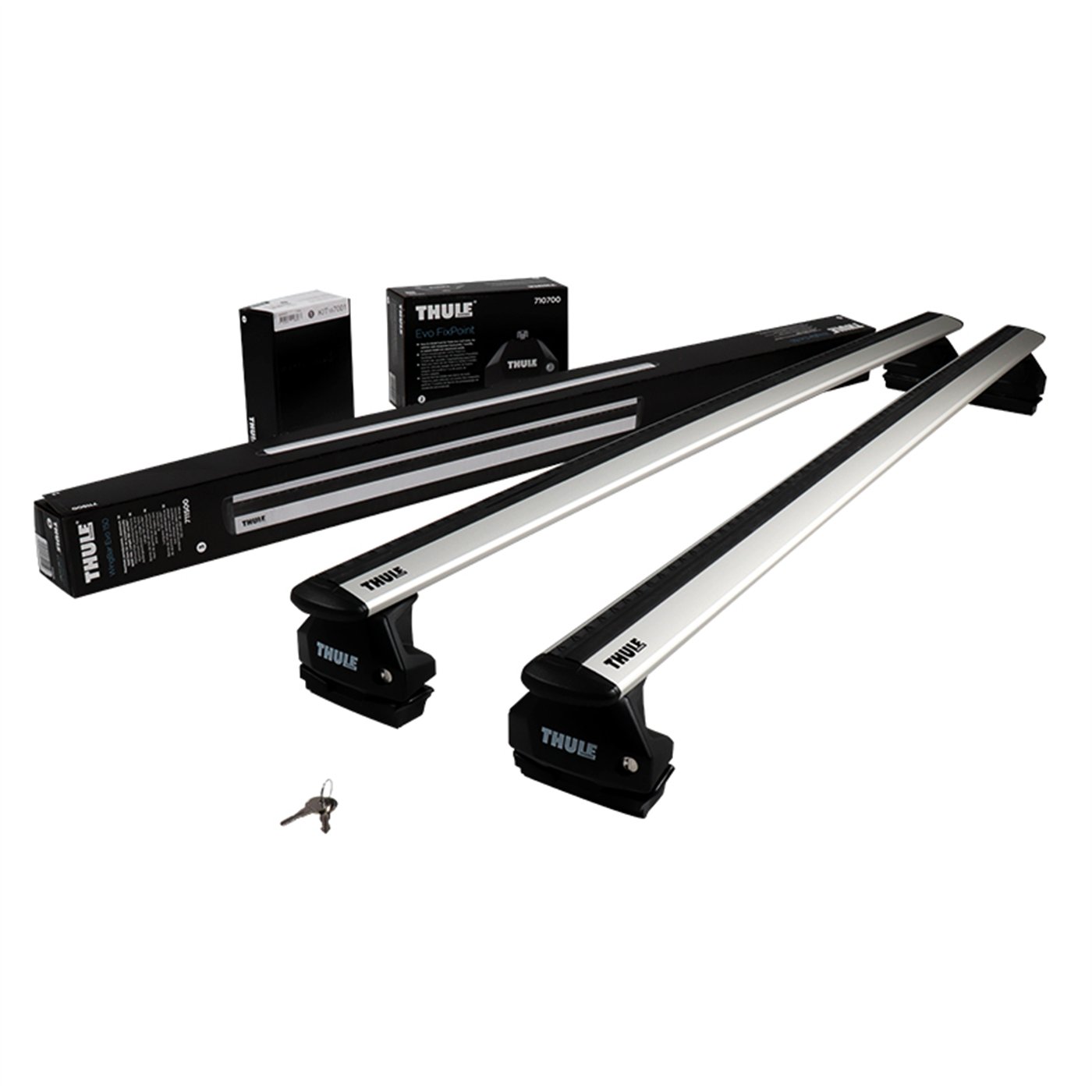 Thule WingBar Evo - Sistema portatutto aerodinamico per un viaggio incredibilmente tranquillo e silenzioso con barre in allumini