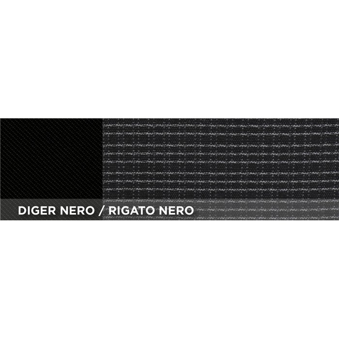 Serie completa coprisedili personalizzati DACIA Duster II/III 18˃24, 24˃ tess. rigato nero