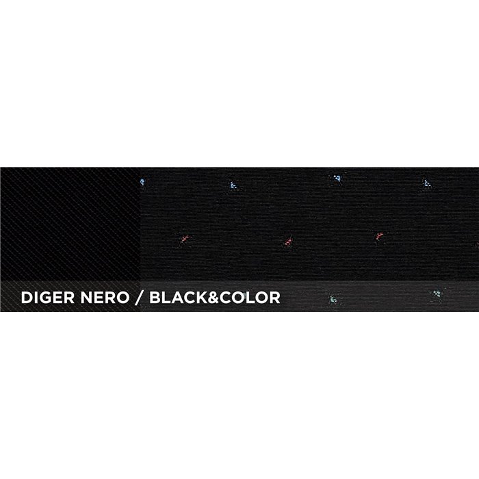 Coprisedili anteriori Fast&Smart tg. speciale tess. misto cotone nero/black&color