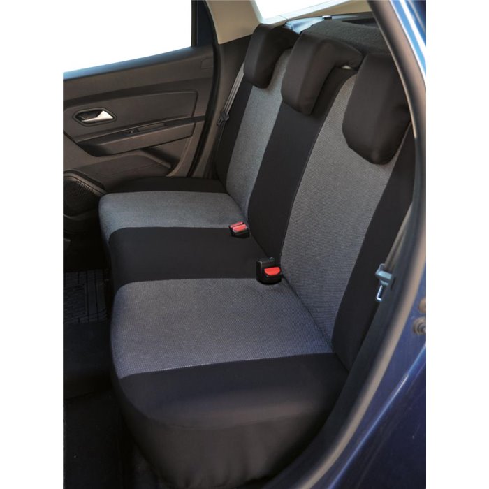 Serie completa coprisedili personalizzati JEEP Renegade 14˃/Compass 17˃, DACIA Duster I 10˃18 / Sandero 20˃ tess. Millepunti ant