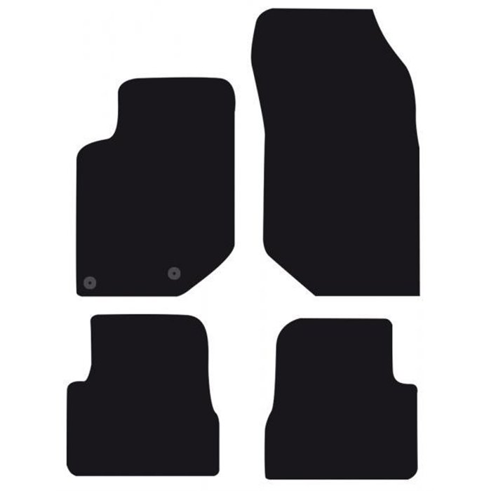 Tappeti moquette Tailor CITROEN DS3 Crossback 19˃ - OPEL Corsa F 5p. 19˃ / Mokka 20˃ - PEUGEOT 208 5p. 19˃ (no ibride ed elettri