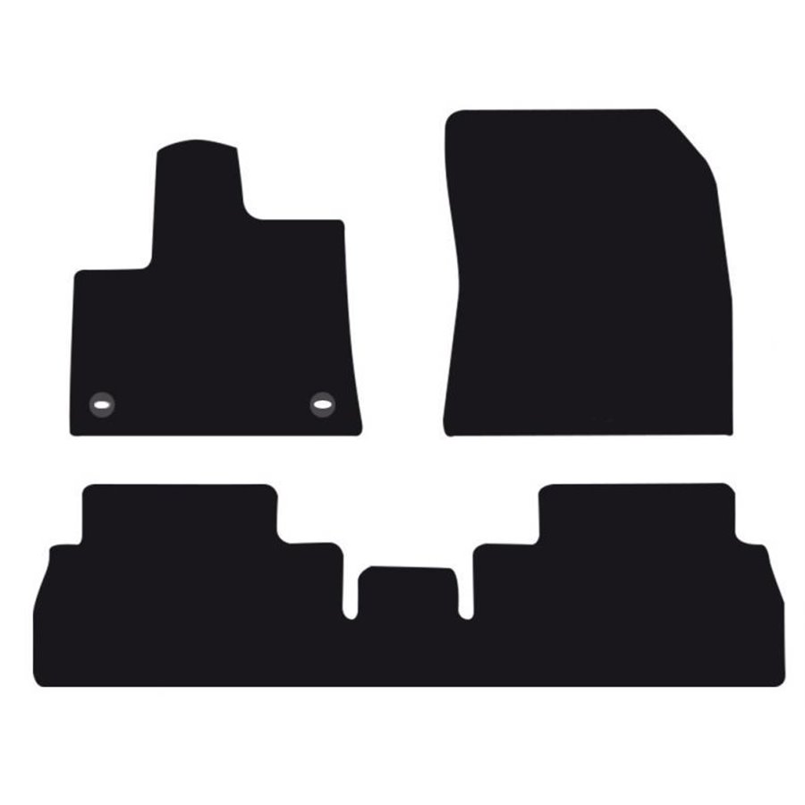 Tappeti moquette Tailor CITROEN Berlingo 5 posti 18˃ - FIAT Doblò 5p. 22˃ - OPEL Combo E Life 18˃ - PEUGEOT Rifter 18˃  5 posti 