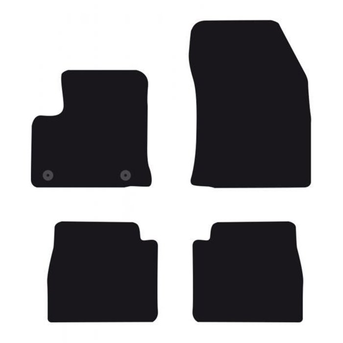 Tappeti moquette Tailor CITROEN C4 20˃, C4X 22˃ e PEUGEOT 2008  20˃ (elettriche)