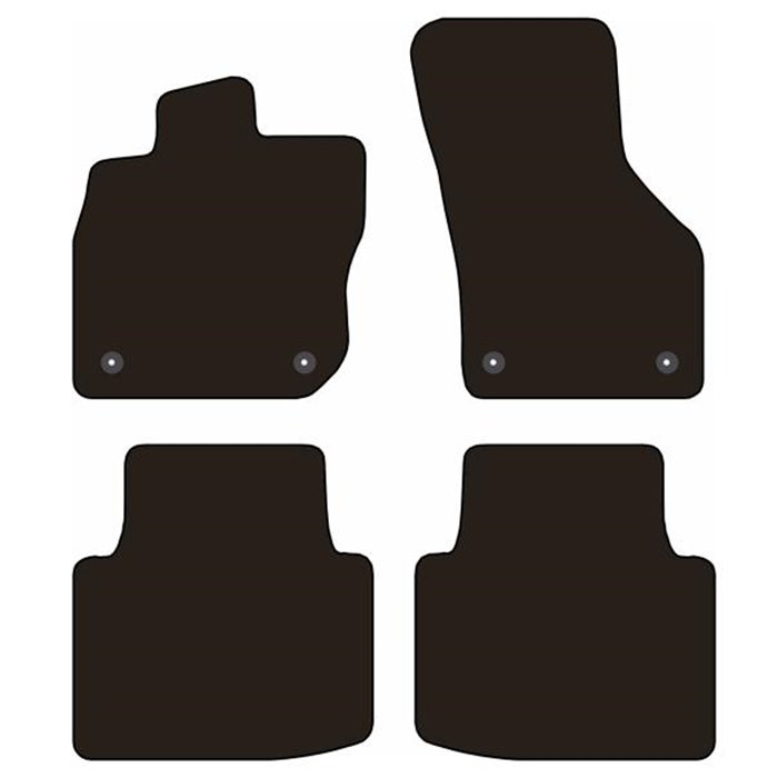 Tappeti moquette Tailor SKODA Superb IV SW 24˃ - VOLKSWAGEN Passat B9 S.W. 23˃
