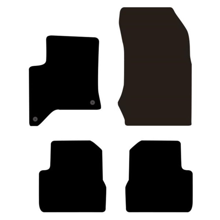 Tappeti moquette Tailor CITROEN C4 III / DS 3 / LANCIA Ypsilon IV / OPEL Corsa F, Mokka / PEUGEOT 208 24˃ (ibride)