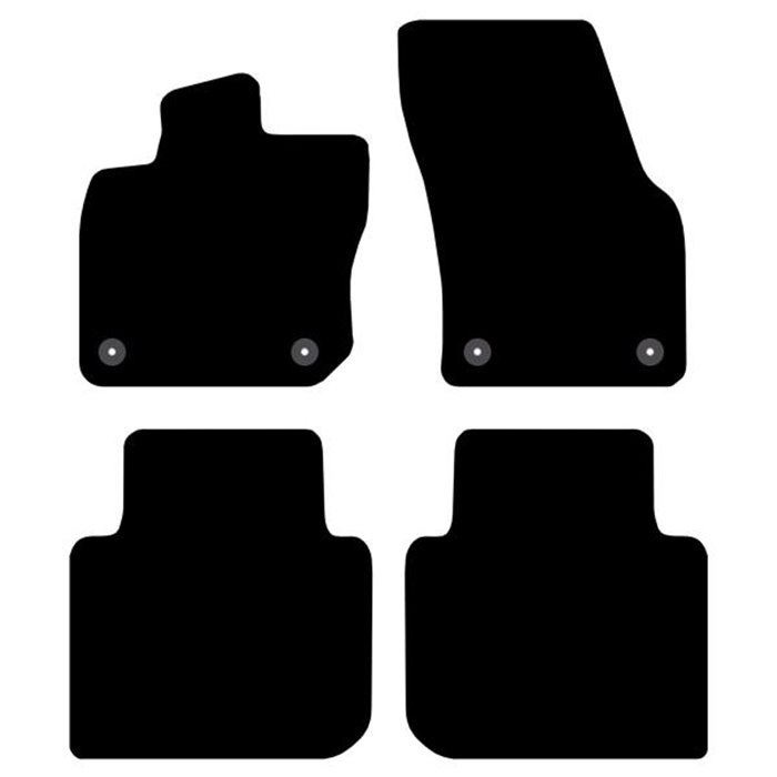 Tappeti moquette Tailor SKODA Kodiaq 24˃ 5 posti - VOLKSWAGEN Tayron 24˃ 5 posti