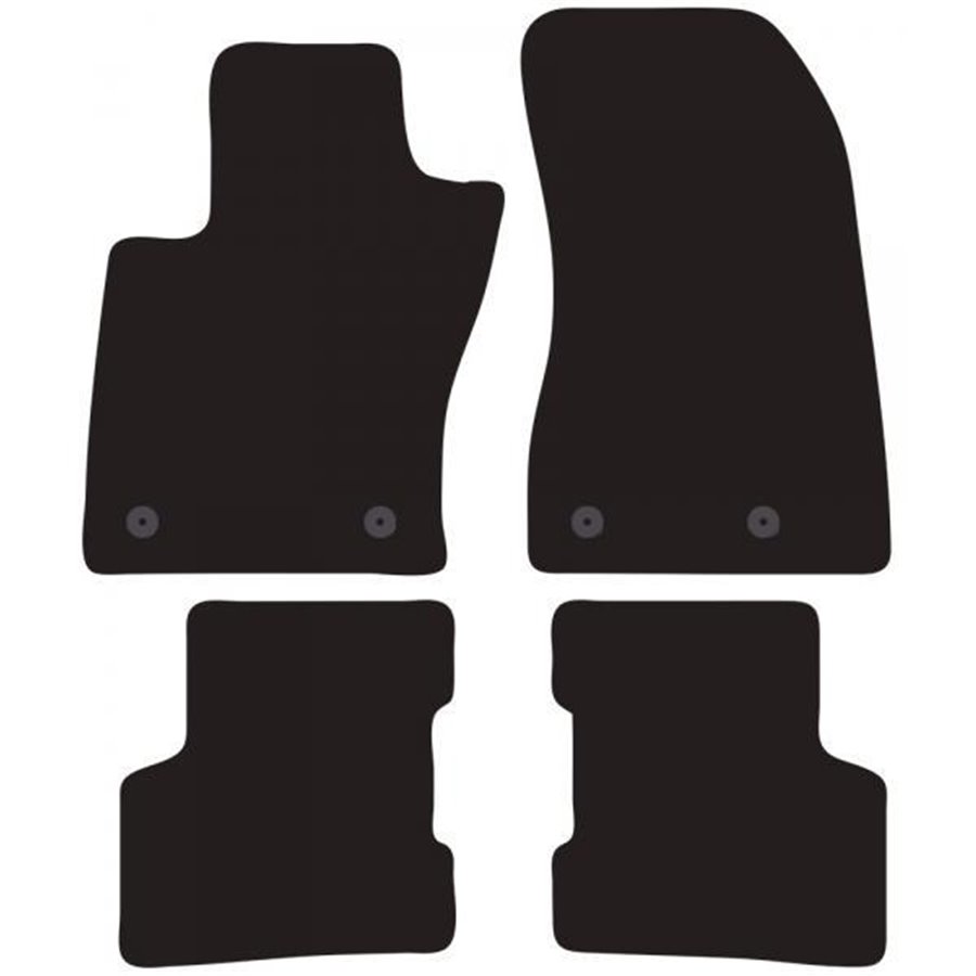 Tappeti moquette Tailor JEEP Renegade 14˃18 (distanza fixpoint lato pass.  18 cm)