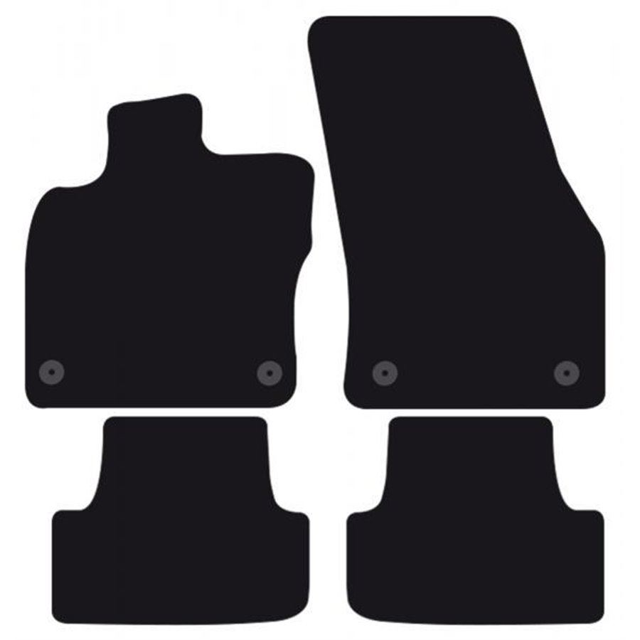 Tappeti moquette Tailor CUPRA Ateca 18˃20, 20˃ - SEAT Ateca 16˃20, 20˃ - SKODA Karoq 17˃