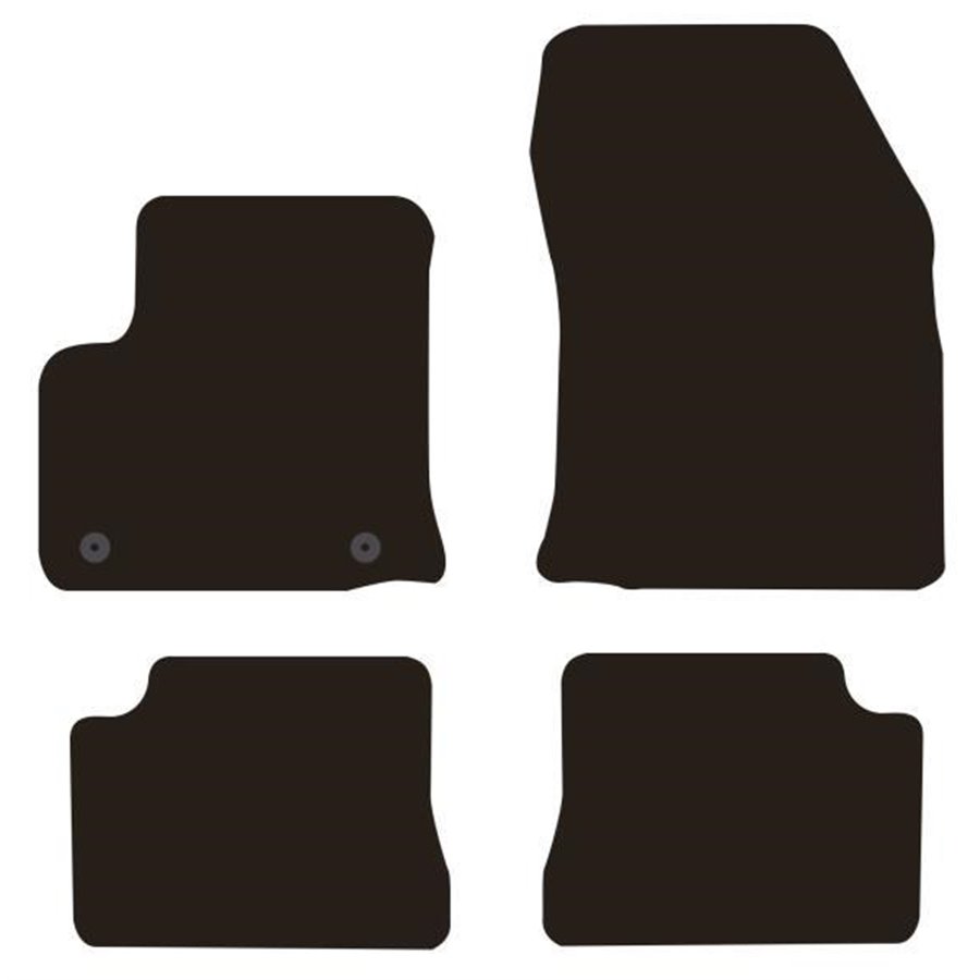 Tappeti moquette Tailor CITROEN DS3 Crossback 19˃ - LANCIA Ypsilon IV 24˃ - OPEL Corsa F 5p. 19˃ - PEUGEOT 208 5p. 19˃ (elettric