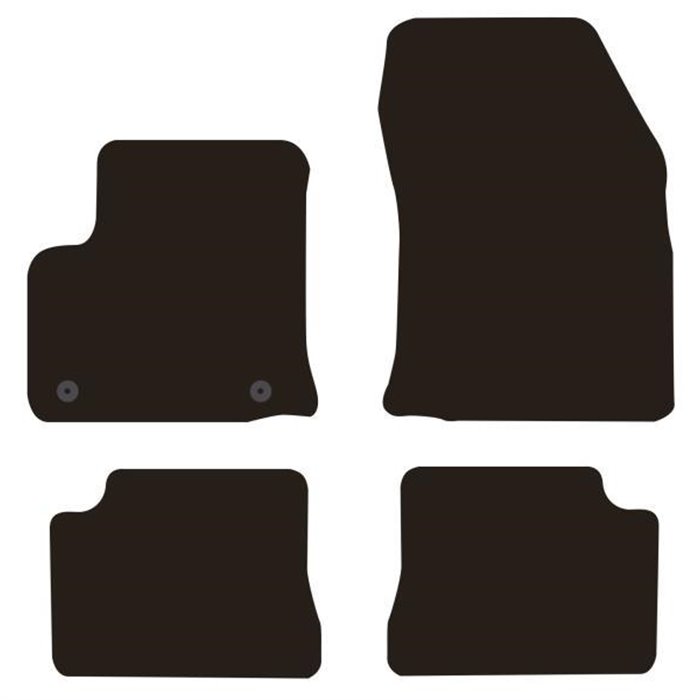 Tappeti moquette Tailor CITROEN DS3 Crossback 19˃ - LANCIA Ypsilon IV 24˃ - OPEL Corsa F 5p. 19˃ - PEUGEOT 208 5p. 19˃ (elettric