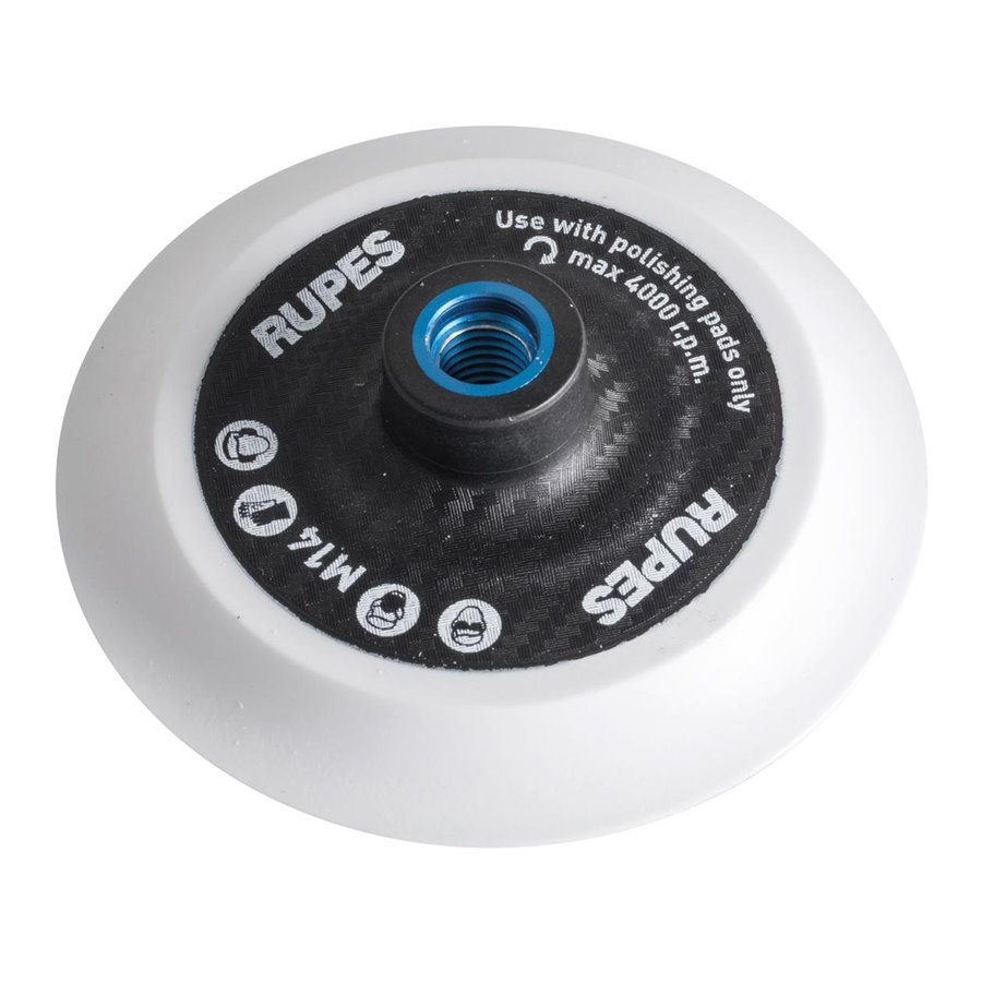 RUPES Ø 125 MM-5” VELCRO M14 POLISHING BACKING PAD FOR ROTARY 