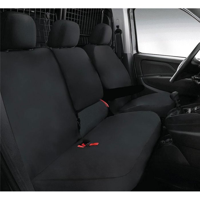 Coprisedili per furgoni tg. SP26 tess. poliestere nero