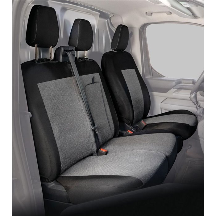 Coprisedili per furgoni tg. SP33 tess. misto cotone nero