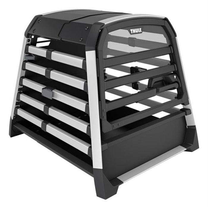 Kennel trasporto cani in auto Allax M compact con soglia