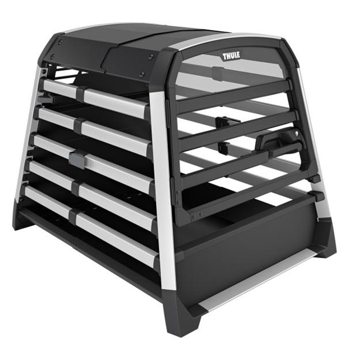 Kennel trasporto cani in auto Allax L compact con soglia