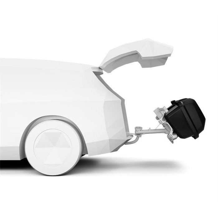 Box per portabici da gancio traino Santu