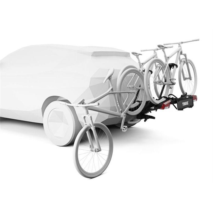 Portabici da gancio traino Outpace 3 bici 13 poli