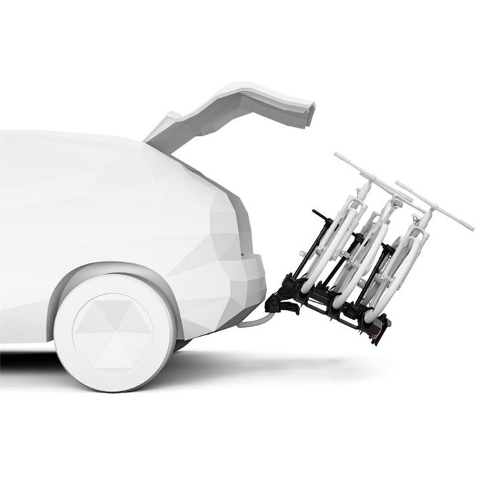 Portabici da gancio traino Outpace 3 bici 13 poli