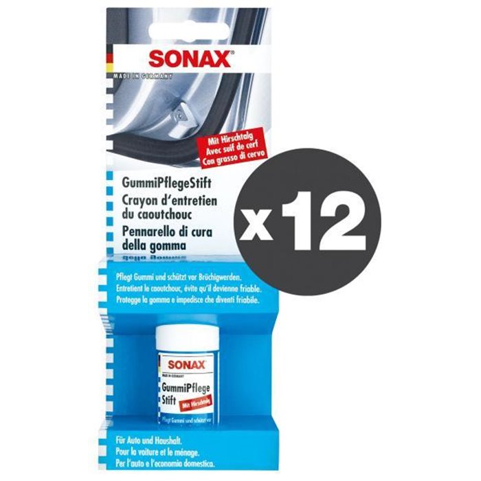 Conf. 12 pz Pennarello per la cura della gomma 20 g