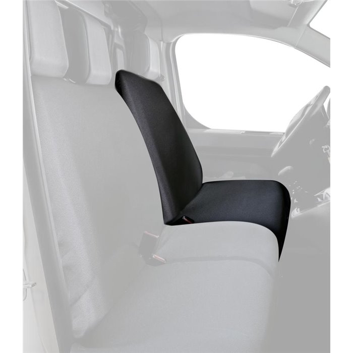 Coprisedile lato guida per furgoni tg. SP30/SP31 tess. poliestere nero