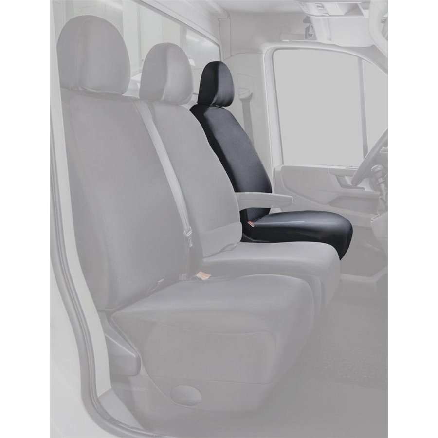 Coprisedile lato guida per furgoni tg. SP35 tess. poliestere nero