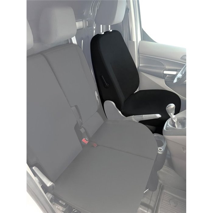 Coprisedile lato guida per furgoni tg. SP36 tess. poliestere nero