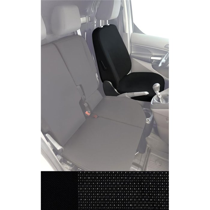 Coprisedile lato guida per furgoni tg. SP36 tess. misto cotone nero