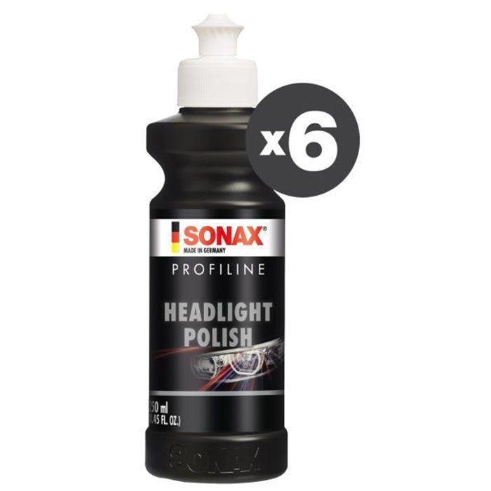 Conf. 6 pz Profiline Headlight Polish 250 mL