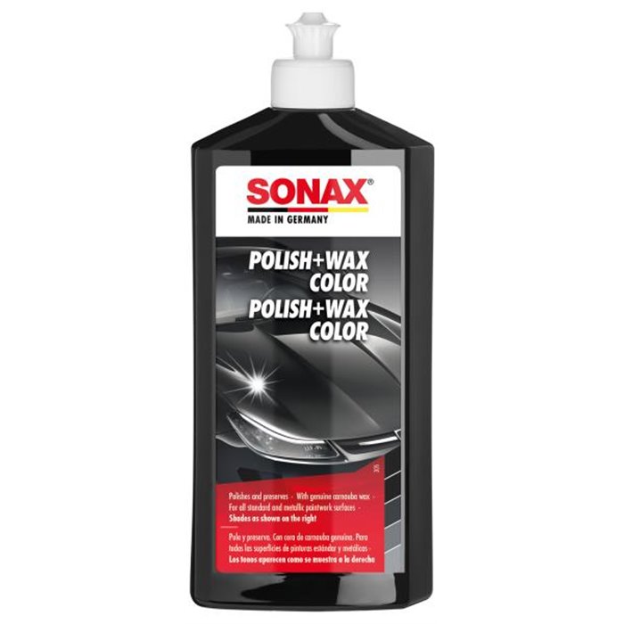 Polish e cera per auto colore nero 500 mL