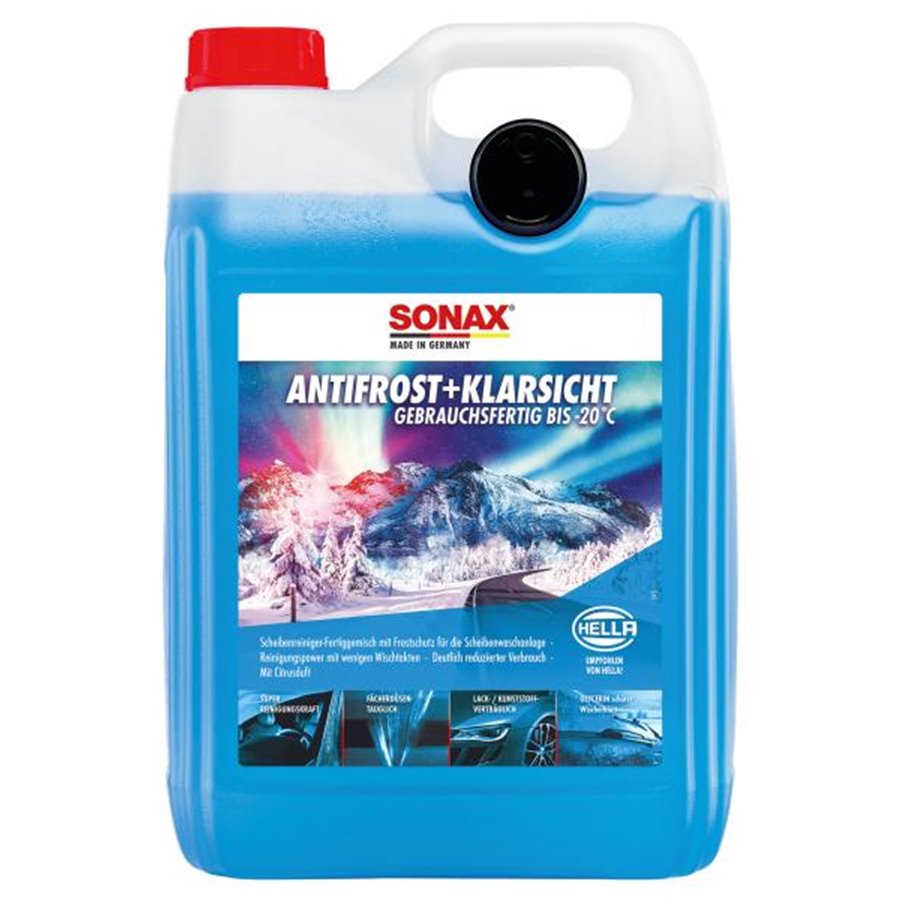 Detergente antigelo per lavavetri pronto all'uso -20° 5 L