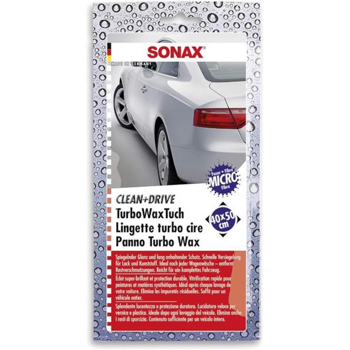 Panno TurboWax Clean+Drive 40x50 cm