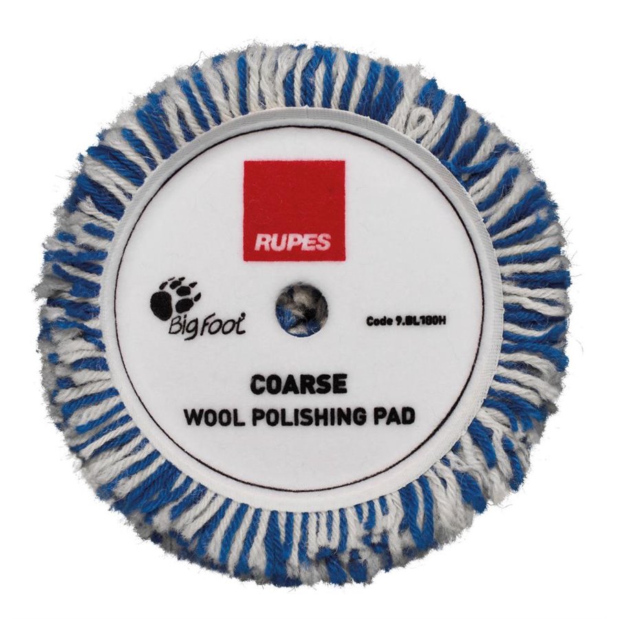 RUPES ROTARY Ø180MM WOOL PAD X Ø125MM BACKING PAD 