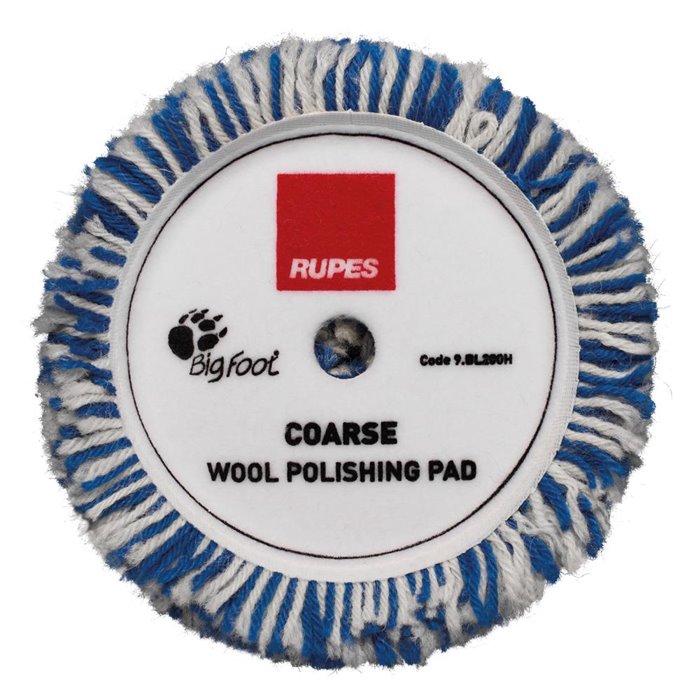 RUPES ROTARY Ø200MM WOOL PAD X Ø150MM BACKING PAD 