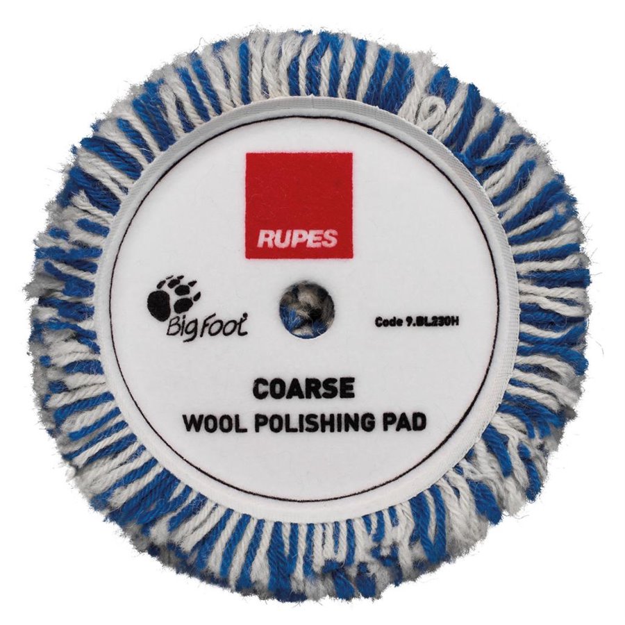 RUPES ROTARY Ø230MM WOOL PAD X Ø180MM BACKING PAD 