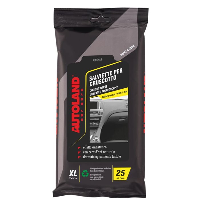 CT 6 X 25 SALVIETTE CRUSCOTTO FINITURA OPACA 22X24 CM