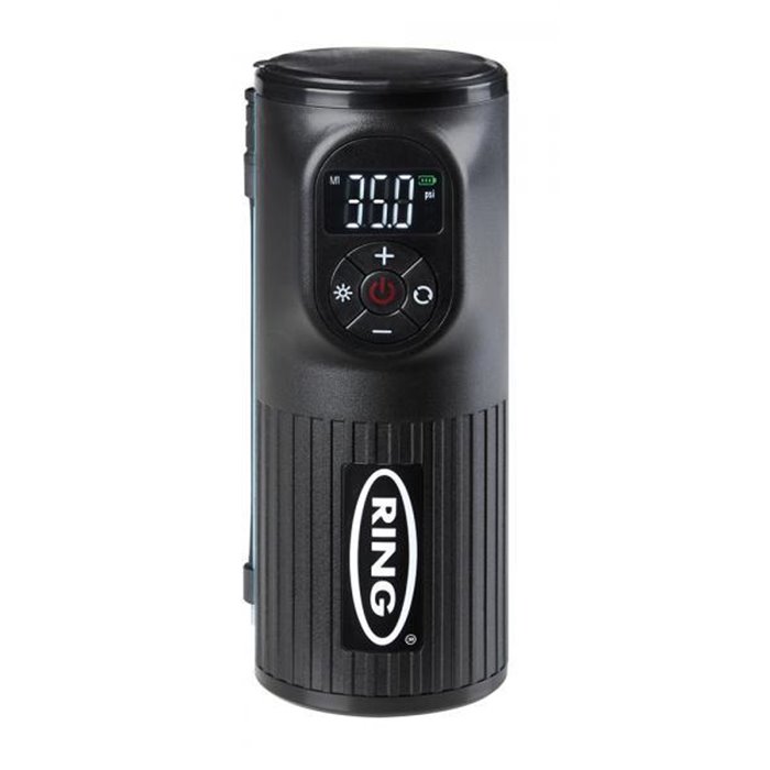 Gonfia pneumatici portatile ricaricabile