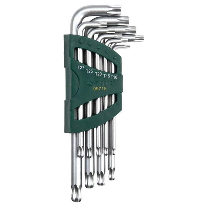 Set chiavi Torx a punta sferica lunga 9 pz