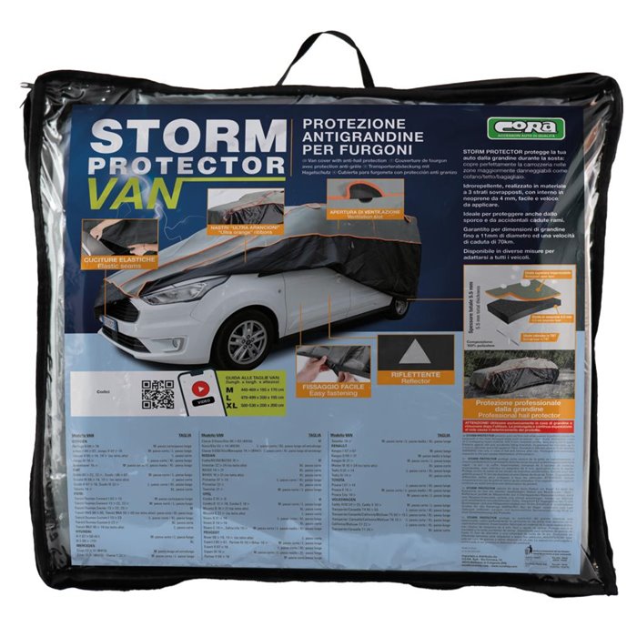 STORM PROTECTOR COPRIAUTO ANTIGRANDINE VAN M