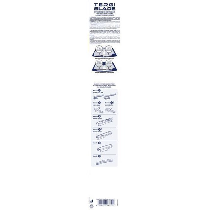 Spazzola tergicristallo Tergiblade 400 mm