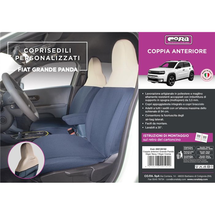 CP. ANT. GRANDE PANDA 25- DIGER NAVY/DIGER CREMA