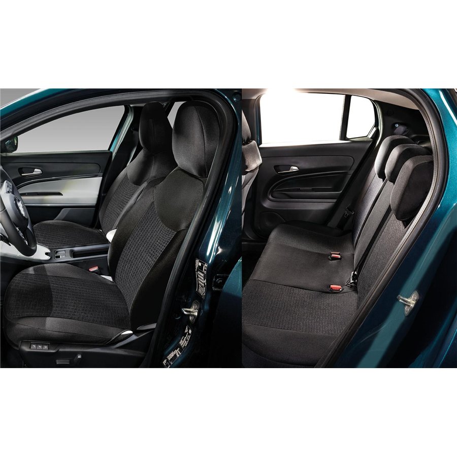 COMPLETO FIAT 600 POST. DIVISO DIGER NERO-MOSAICO NERO