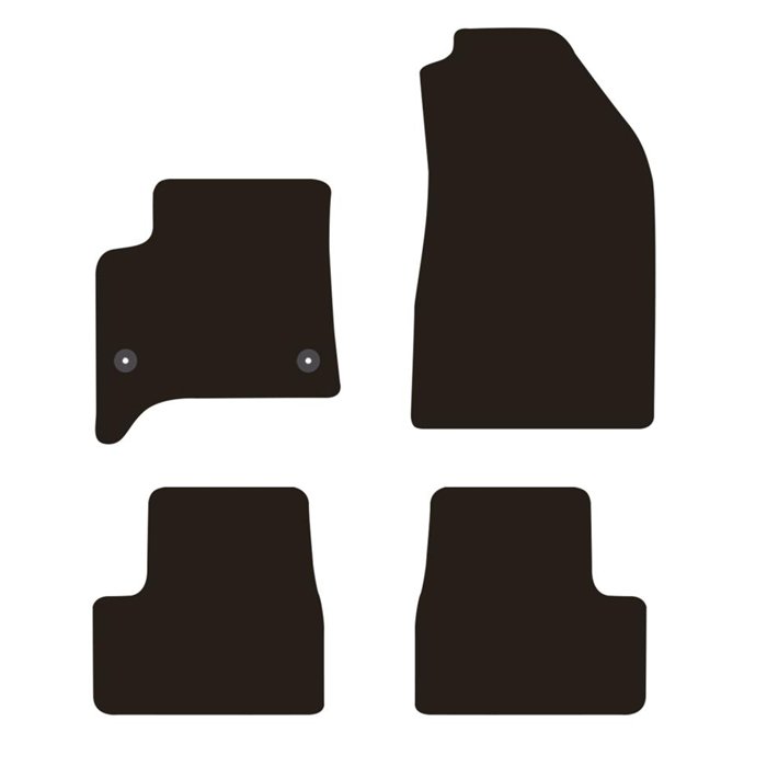 Tappeti moquette Tailor CITROEN C3 IV 24˃ - FIAT Grande Panda 25˃ (ibride mild)