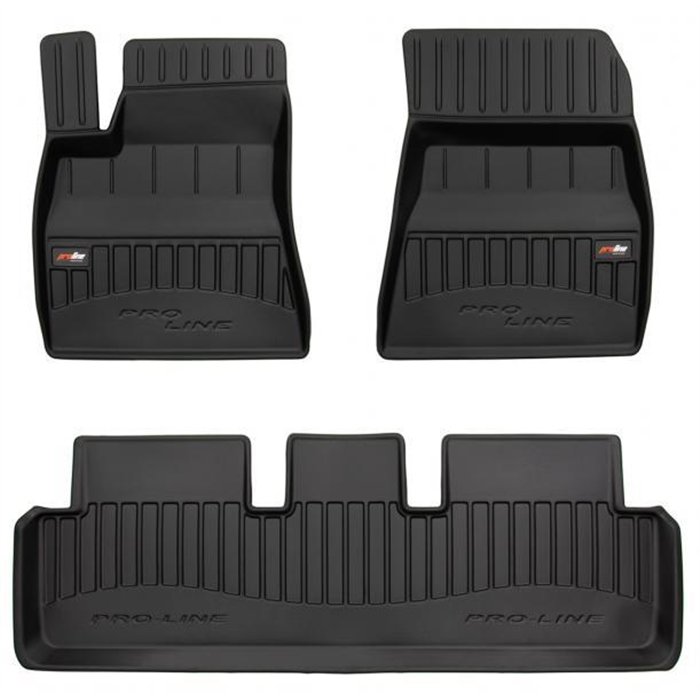 Tappeti in TPE 3D TESLA Model 3 17˃23 (no versione con pompa di calore)
