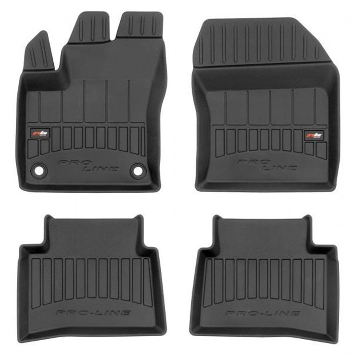 Tappeti in TPE 3D TOYOTA Prius IV 15˃23 (distanza tra le clip di fissaggio tappeto anteriore lato guida 37 cm)