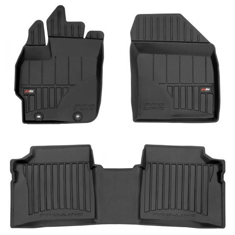 Tappeti in TPE 3D TOYOTA Prius III 09˃15 (distanza clip 24 cm)
