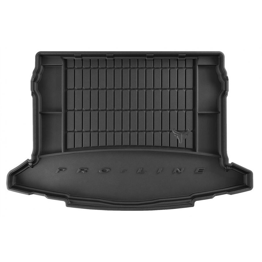 Vasca baule 3D SKODA Karoq 17˃ (con sedili rimovibili, piano di carico basso, con nicchie laterali)