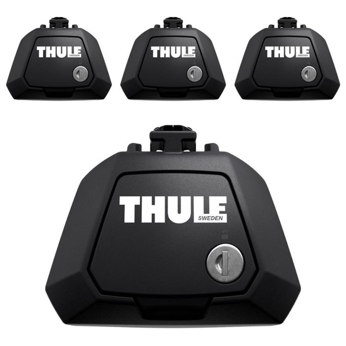 Set 4 piedi Evo Raised Rail per barre portatutto