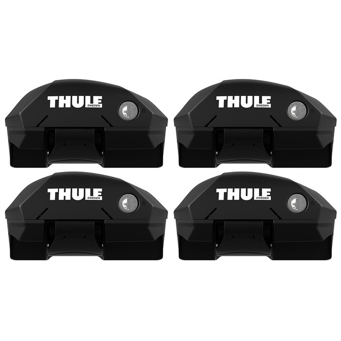 Set 4 piedi Edge Raised Rail per barre portatutto