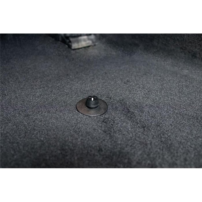 Set 2 bottoni di fissaggio universali tondi con vite per tappeti